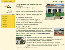 Tablet Screenshot of en.casaaxarquia.com